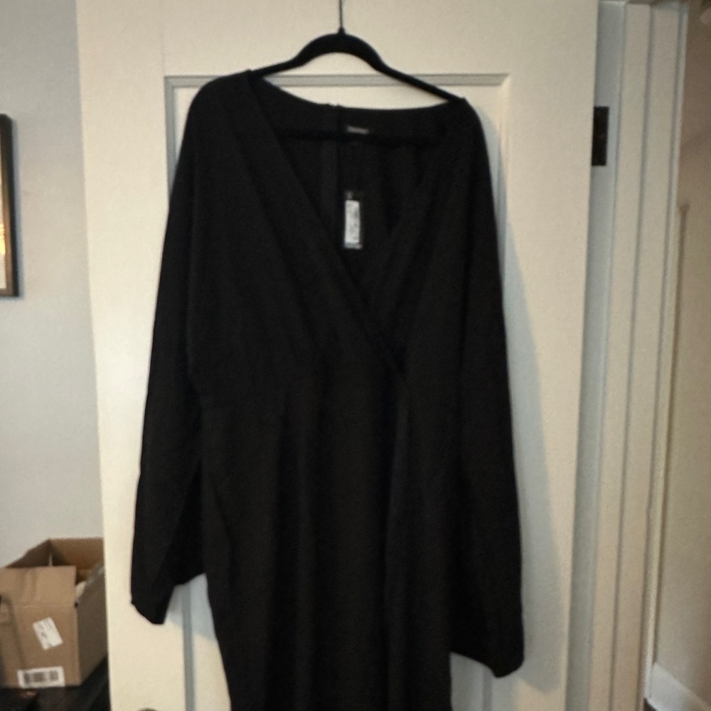 Black fringe dress